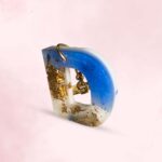 Personalized Resin Alphabet D Keychain - Your Initials in Style - Image 2