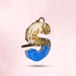 Personalized Resin Alphabet S Keychain - Your Initials in Style - Image 2