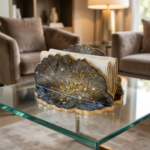 Black Gold Napkin Holder - Image 4