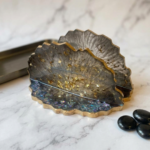 Black Gold Napkin Holder