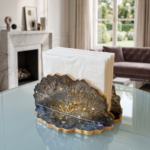 Black Gold Napkin Holder - Image 2