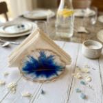 Blue Bloom Napkin Holder - Image 5