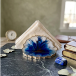 Blue Bloom Napkin Holder - Image 4