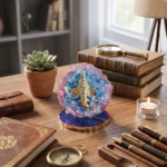Blue Mini Ganesha Stand - Resin Crafted
