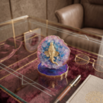 Blue Mini Ganesha Stand - Resin Crafted - Image 3