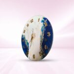 Blue and White Resin Wall Clock - Image 2