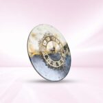 CLassic Black and White Resin Wall Clock - Image 2