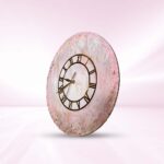 White Geode Resin Wall Clock - Image 3