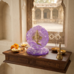 Dark Purple Mini Ganesha Stand - Resin Crafted - Image 2