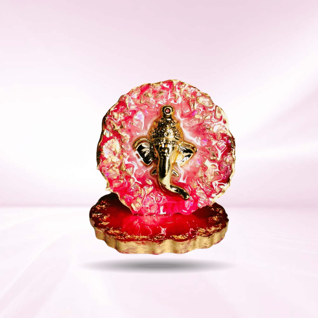 Dark pink 4 Pink Mini Ganesha Stand - Image 1