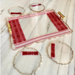 Resin Gamusa Tray (Transparent) - A Blend of Tradition & Elegance