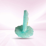 Green crystal Mini Ganesha Stand - Resin Crafted - Image 2