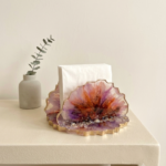 Lavender Pink Bloom Napkin Holder - Image 4