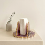 Lavender Pink Bloom Napkin Holder - Image 3