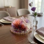 Lavender Pink Bloom Napkin Holder - Image 2