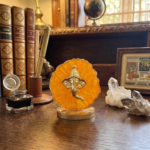 Orange Bloom Mini Ganesha Stand