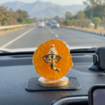 Orange Bloom Mini Ganesha Stand - Image 3
