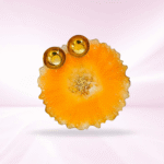 Sunset Orange with Swastik Resin Pooja Thali - Image 2