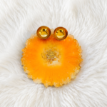 Sunset Orange with Swastik Resin Pooja Thali