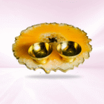 Sunset Orange with Swastik Resin Pooja Thali - Image 3