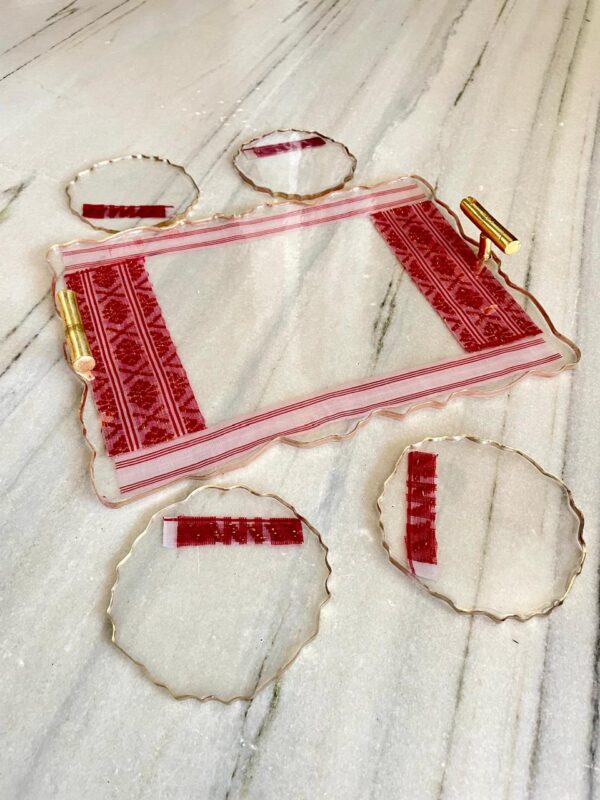 Resin Gamusa Tray (Transparent) - A Blend of Tradition & Elegance