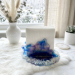 Blue Crystal Studded Napkin Holder - Image 5