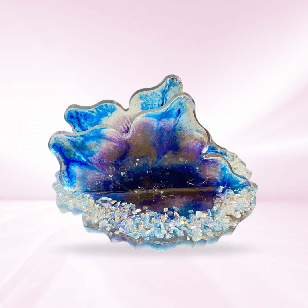 Blue Crystal studded 3 Blue Crystal Studded Napkin Holder - Image 1