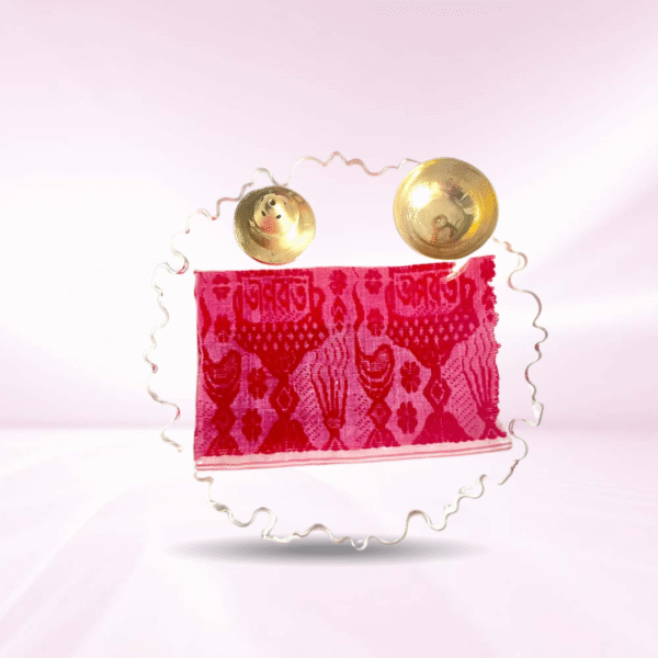 Resin Pooja Thali ( Assamese Guxae Gamusa) - Elegant and Durable for Your  Daily Puja