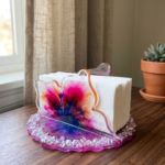 Shades of Pink crystal studded Napkin Holder - Image 5