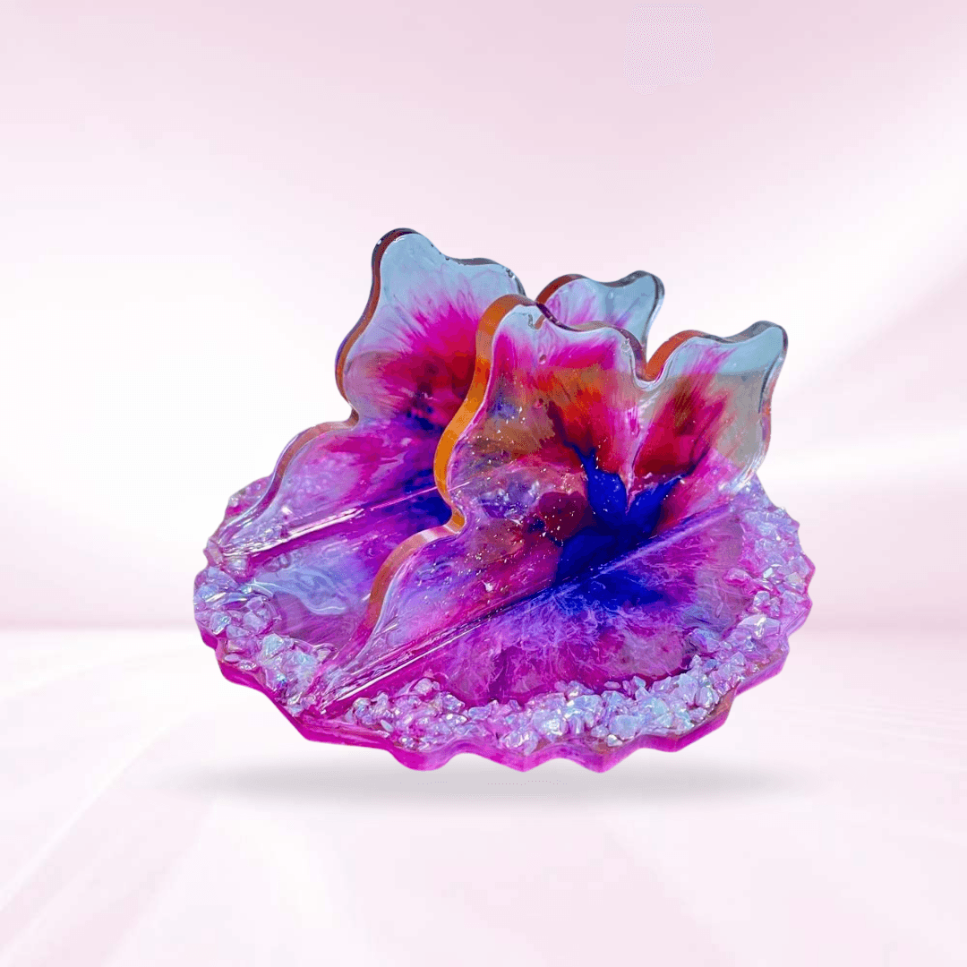 Shades of Pink crystal studded 2 Shades of Pink crystal studded Napkin Holder - Image 1