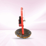 Tomato Red Crystal Studded Mini Table clock - Image 3