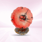 Tomato Red Crystal Studded Mini Table clock - Image 2