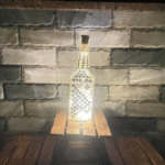 Illuminate Your Space: Bottle Art with Mirror Stickers and Lights - Image 2