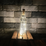 Illuminate Your Space: Bottle Art with Mirror Stickers and Lights - Image 3