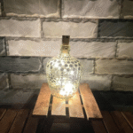 Illuminate Your Space: Bottle Art with Mirror Stickers and Lights - Image 2