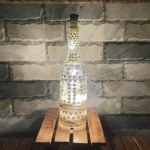 Illuminate Your Space: Bottle Art with Mirror Stickers and Lights - Image 2