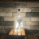 Illuminate Your Space: Bottle Art with Mirror Stickers and Lights - Image 3