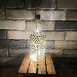 Illuminate Your Space: Bottle Art with Mirror Stickers and Lights - Image 2