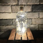 Illuminate Your Space: Bottle Art with Mirror Stickers and Lights - Image 3