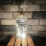 Illuminate Your Space: Bottle Art with Mirror Stickers and Lights - Image 2