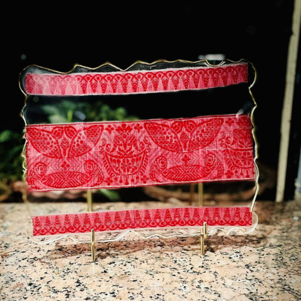 Assamese Japi Gamusa Resin Showpiece – Handcrafted Heritage Art