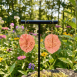 Real Bougainvillea Earrings - Nature's Beauty in Bloom - Image 2