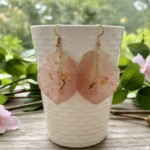Real Pink Bougainvillea Earrings - Nature's Beauty in Bloom - Image 3