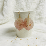 Real Pink Bougainvillea Earrings - Nature's Beauty in Bloom - Image 2