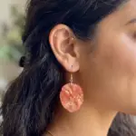 Real Bougainvillea Earrings - Nature's Beauty in Bloom - Image 4