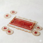 Resin Gamusa Tray Large – A Blend of Tradition and Elegance