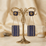 Choker Style Royal Blue In gold Detailing