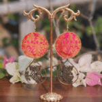 Pink Round With Metal Owl Charms - Image 3