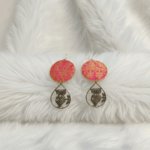Pink Round With Metal Owl Charms - Image 2