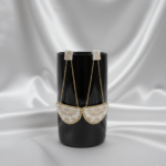 White Assam Silk Danglers - Image 2